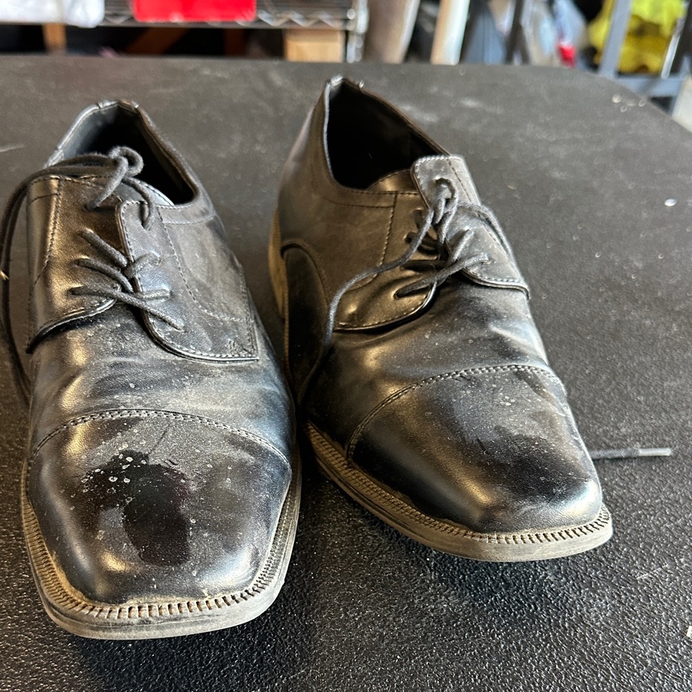 Alfani Classic Black Oxfords